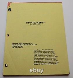 TRAPPED ASHES / Dennis Bartok 2005 Screenplay, cult HORROR FILM ON STUDIO TOUR