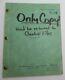 Treachery / Herman J. Mankiewicz 1948 Unmade Movie Script Writer Of Citizen Kane