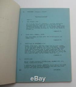 TREACHERY / Herman J. Mankiewicz 1948 Unmade Movie Script writer of Citizen Kane