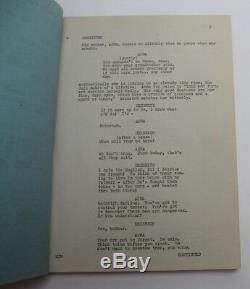 TREACHERY / Herman J. Mankiewicz 1948 Unmade Movie Script writer of Citizen Kane