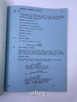 TRIBES 1970 Movie Script 20th Century Fox w Exec Letter Martin Landau Copy TV