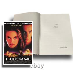 TRUE CRIME original Script Screenplay Alicia Silverstone Movie Prop