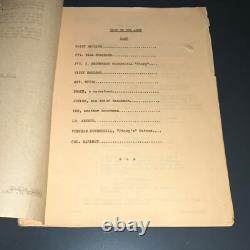 TRUE TO THE ARMY 1941 Original Paramount Movie Script Sequence Drafts COA