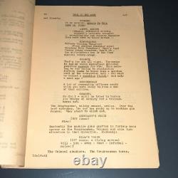 TRUE TO THE ARMY 1941 Original Paramount Movie Script Sequence Drafts COA