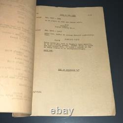 TRUE TO THE ARMY 1941 Original Paramount Movie Script Sequence Drafts COA