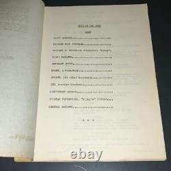 TRUE TO THE ARMY 1941 Original Paramount Movie Script Sequence Drafts COA