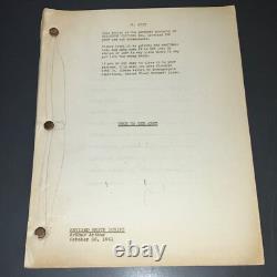 TRUE TO THE ARMY 1941 Original Paramount Movie Script Sequence Drafts COA
