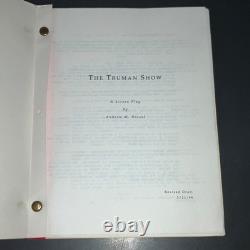 TRUMAN SHOW (3/21/96) Jim Carrey Hit / Rev. Niccol 1st Draft / CAA Agency Covers
