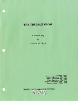 TRUMAN SHOW, THE (1997) Rainbow film script by Andrew Niccol for Peter Weir film