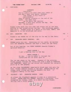 TRUMAN SHOW, THE (1997) Rainbow film script by Andrew Niccol for Peter Weir film