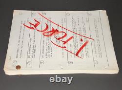 T-FORCE (1994) Movie Script Sci-Fi Cyborg Action PM Entertainment Original COA
