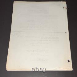 T-FORCE (1994) Movie Script Sci-Fi Cyborg Action PM Entertainment Original COA