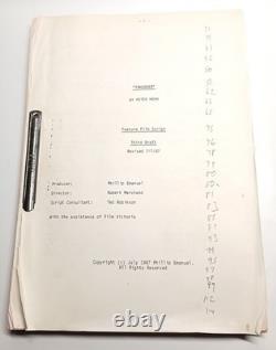 Takeover 1988 Prodn Used Movie Film Script Notes Color Revision Pages Barry Otto