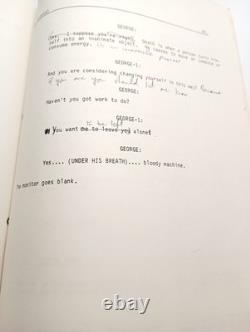 Takeover 1988 Prodn Used Movie Film Script Notes Color Revision Pages Barry Otto