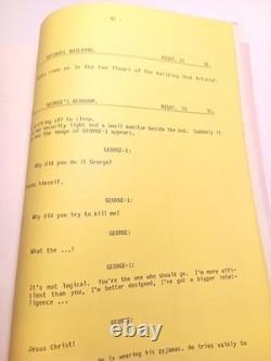 Takeover 1988 Prodn Used Movie Film Script Notes Color Revision Pages Barry Otto