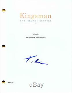 Taron Egerton Signed Autograph Kingsman The Secret Service Full Movie Script