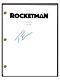 Taron Egerton Signed Autographed Rocketman Movie Script Elton John Coa