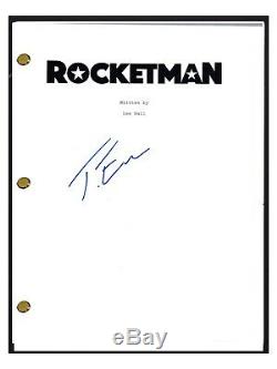 Taron Egerton Signed Autographed ROCKETMAN Movie Script Elton John COA