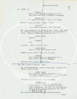 Terence Young MAYERLING Original screenplay for the 1968 film #152185