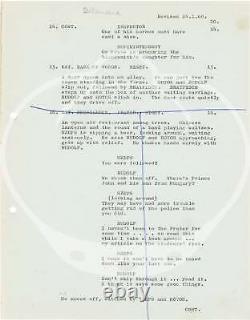 Terence Young MAYERLING Original screenplay for the 1968 film #152185