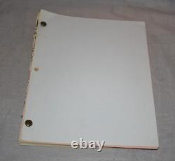 That Thing You Do Original Movie Script Tom Hanks Revised Color Pages Rare
