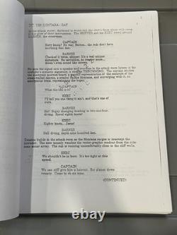 The Abyss 1988 JAMES CAMERON Revised Draft Screenplay Vintage Movie Script