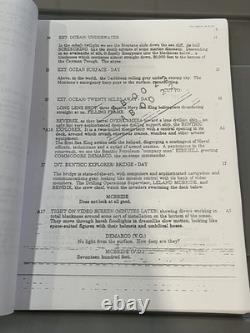 The Abyss 1988 JAMES CAMERON Revised Draft Screenplay Vintage Movie Script