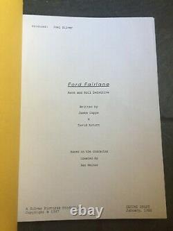 The Adventures Of Ford Fairlane Movie Script Original Andrew Dice Clay Rare