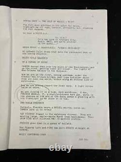The Big Easy Original Movie Shooting Script By Dan Petrie, Baran, & Mcbride 1986