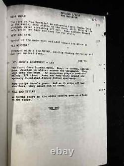 The Big Easy Original Movie Shooting Script By Dan Petrie, Baran, & Mcbride 1986