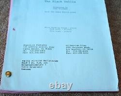 The Black Dahlia Brian De Palma Movie Screenplay Script