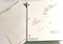 The Edge (1997) Original Hand Signed Script Anthony Hopkins Baldwin Movie Film
