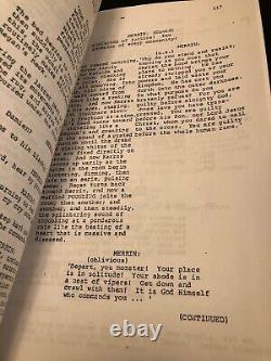 The Exorcist Original Movie Script With All 138 Pages, Linda Blai Autographed