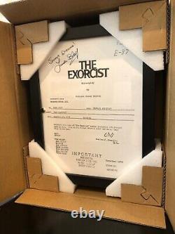 The Exorcist Original Movie Script With All 138 Pages, Linda Blai Autographed