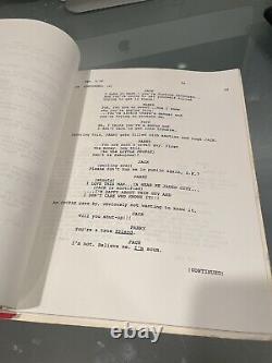 The Fisher King Original Movie Script Movie Prop Robin Williams Jeff Bridges