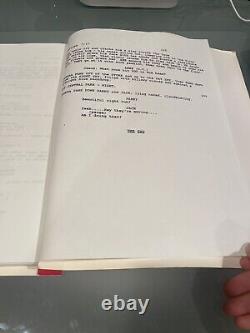 The Fisher King Original Movie Script Movie Prop Robin Williams Jeff Bridges