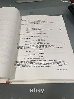 The Fisher King Original Movie Script Movie Prop Robin Williams Jeff Bridges