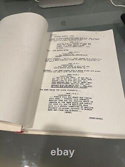 The Fisher King Original Movie Script Movie Prop Robin Williams Jeff Bridges