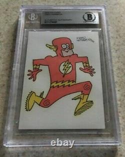 The Flash DC Movie Comic Book Original Art Sketch Card Beckett BAS True 1/1