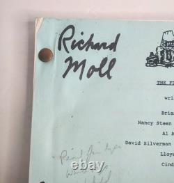 The Flinstones Script Movie 1993 Shooting Draft Signed By Richard Moll Hoagie