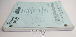 The Flinstones Script Movie 1993 Shooting Draft Signed By Richard Moll Hoagie