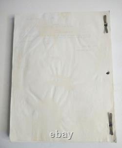The Flinstones Script Movie 1993 Shooting Draft Signed By Richard Moll Hoagie