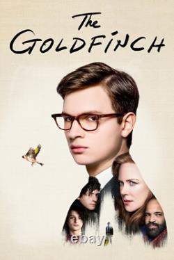 The Goldfinch Ansel Elgort Screen Worn Movie Costume Prop Suit Jacket Book