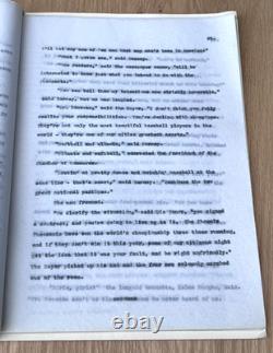 The Great American Pasttime Movie Script Screenplay Robert Keith & Norman Foster
