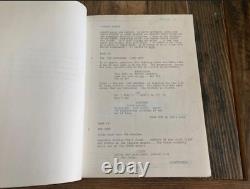 The Hand- original movie script Oliver Stone 1979