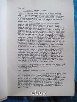 The Heart Is A Lonely Hunter Original Film Script Alan Arkin Sondra Locke