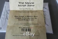 The Hobbit The Desolation Of Smaug Movie Script Coa Autographed 6 Signatures