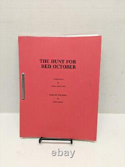 The Hunt For Red October Movie Script/Screenplay 1989