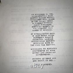 The Hunt For Red October Movie Script/Screenplay 1989