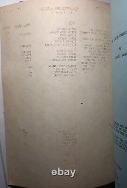 The Jessie Owens Story (1984) Original Movie Script by Harold Gast